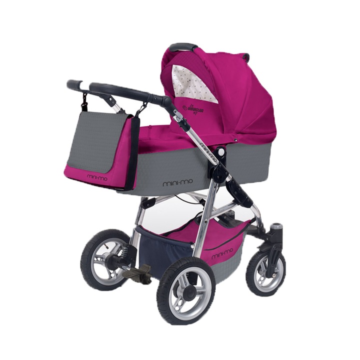 Carucior 2 in 1 BabyActive Mini Mo CMM2-RO, Roz