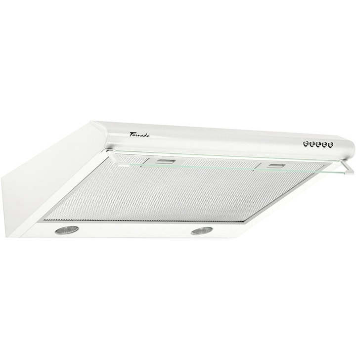 Hota decorativa Hausberg HB-1805NG, 60 cm, 450m3/h, lampa LED, filtru aluminiu, negru