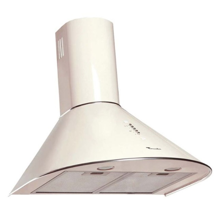 Hota integrata Beko HNU61425B 60cm, 3 niveluri putere, eficienta 415 m/h, negru