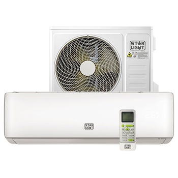 Aparat de aer conditionat Star-Light 12000 BTU, Clasa A++, 3D Inverter, Functie incalzire, Display, ACT-12ETL, Alb Aparat de aer conditionat Star-Light 12000 BTU, Clasa A++, 3D Inverter, Functie incalzire, Display, ACT-12ETL, Alb