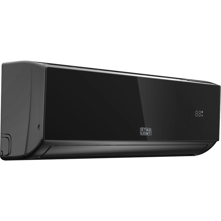Aparat de aer conditionat Star-Light ACT-12BLWF, Control WiFi, 12000 BTU, Clasa A++, Functie incalzire, Display, Negru