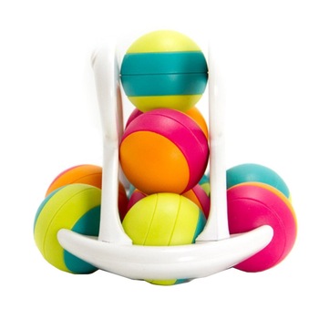 Jucarie distractiva cu bile Rollio Fat Brain Toys, 22 x 11 x 15 cm Jucarie distractiva cu bile Rollio Fat Brain Toys, 22 x 11 x 15 cm