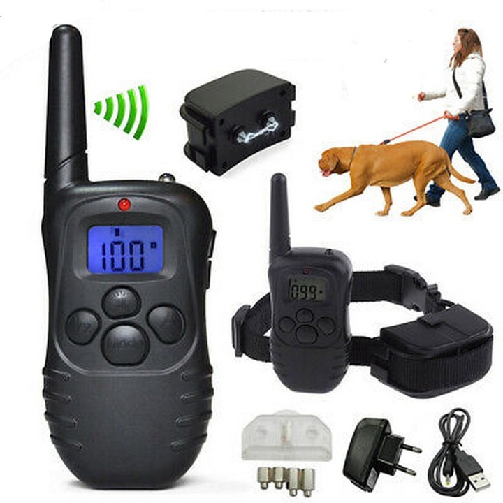 Kutyakiképző nyakörv áramütés 300m