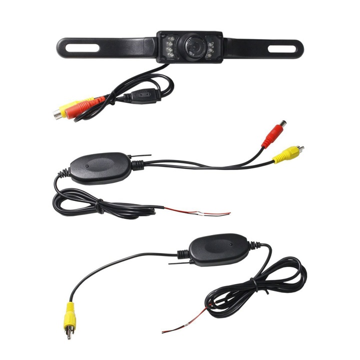 Camera Video Marsarier Wireless Cu 8 Led Pt Placa Numar Masina