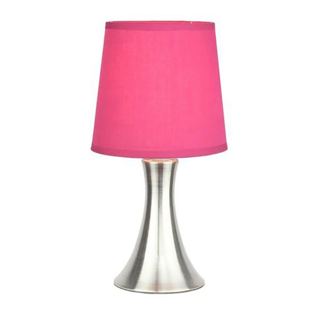 Veioza electrica, Victronic, 15.1 x 28.5 cm - E14 , max 40 W, Roz