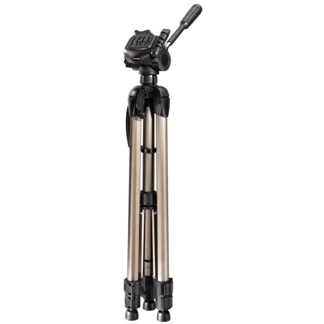 Trepied Tripod Steaua 63; Inaltime.66 cm - 166cm; 1740 gr greutate, aluminiu - HAMA-04163