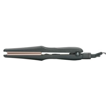 Placa Profesionala Victronic de par , Pentru Creponat sau Zigzag , Material Ceramica , Temperatura Maxima 200°C , Putere 39 W , Cablu Rotativ , Negru