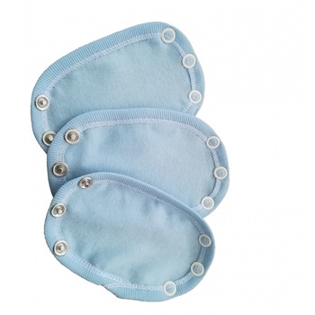 Set de 3 extensii body bebelusi, Odorasul Mamei, 15 cm, culoarea albastru deschis Set de 3 extensii body bebelusi, Odorasul Mamei, 15 cm, culoarea albastru deschis