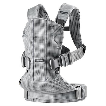 Marsupiu anatomic One Air - BabyBjorn 098004E1 - Silver, 3D Mesh Marsupiu anatomic One Air - BabyBjorn 098004E1 - Silver, 3D Mesh