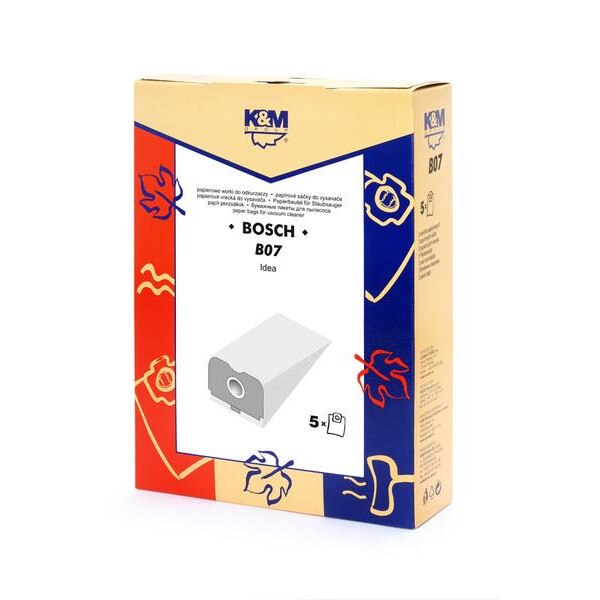 Sac aspirator pentru Bosch typ R,N, sintetic, 5X saci, K&M