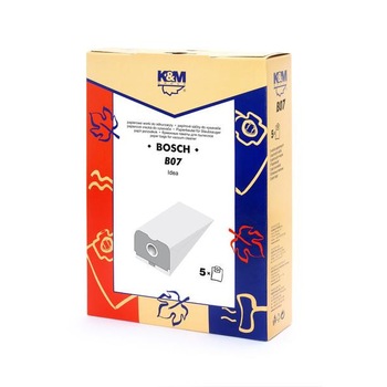 Sac aspirator pentru Bosch typ R,N, sintetic, 5X saci, K&M Sac aspirator pentru Bosch typ R,N, sintetic, 5X saci, K&M