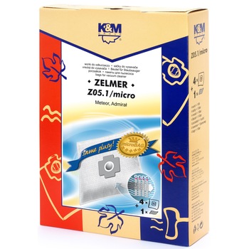 Sac aspirator Zelmer 1010, sintetic, 4X saci + 1 filtru, K&M Sac aspirator Zelmer 1010, sintetic, 4X saci + 1 filtru, K&M