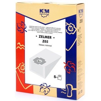 Sac aspirator Zelmer 1010, hartie, 5X saci, K&M Sac aspirator Zelmer 1010, hartie, 5X saci, K&M
