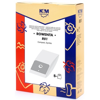 Sac aspirator Rowenta ZR745, hartie, 5X saci, K&M Sac aspirator Rowenta ZR745, hartie, 5X saci, K&M