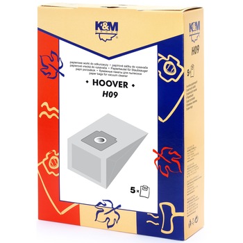 Sac aspirator Hoover Sprint H58, hartie, 5X saci, K&M Sac aspirator Hoover Sprint H58, hartie, 5X saci, K&M