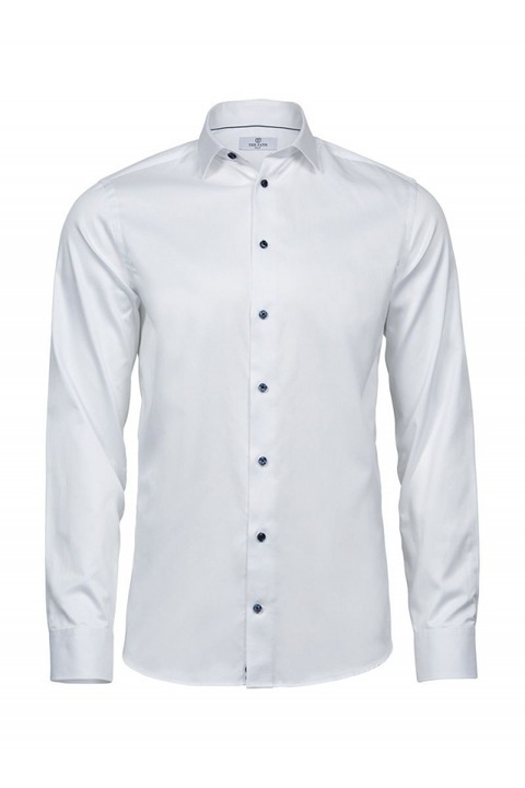 Camasa dubai holiday, white/blue, tee jays, Alb, 44