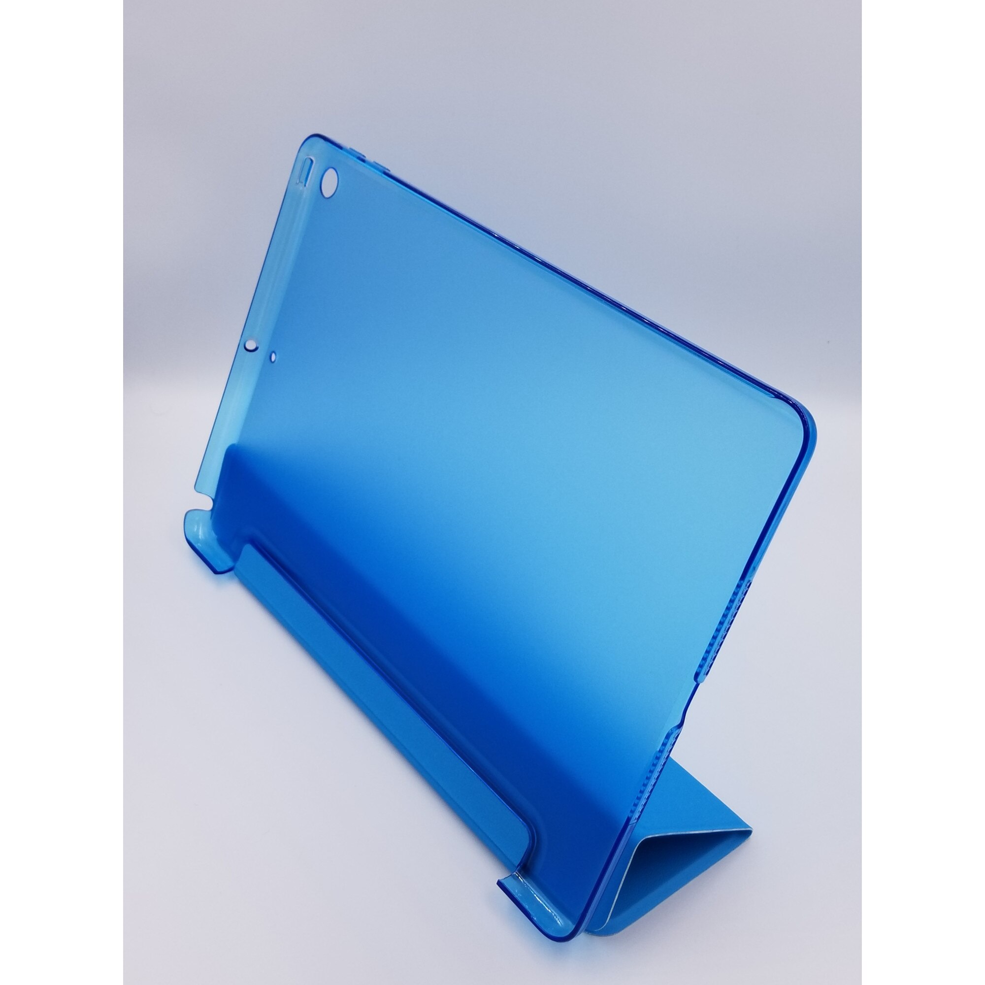 Husa Smart Cover Ipad 9.7" 2017-2018, inchidere magnetica, functie wake-sleep, Albastru