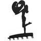 Cuier metalic I LOVE -model 4191