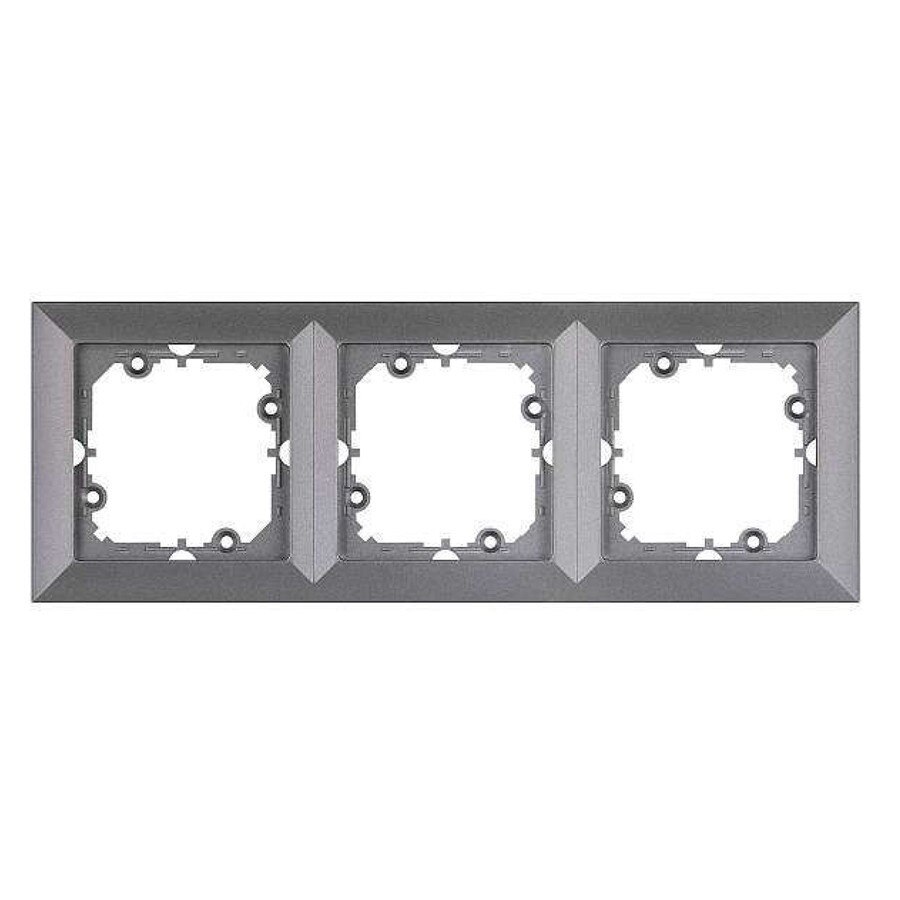 Rama, iMK®, 3 posturi, antracit metalizat, 260x90x4 mm