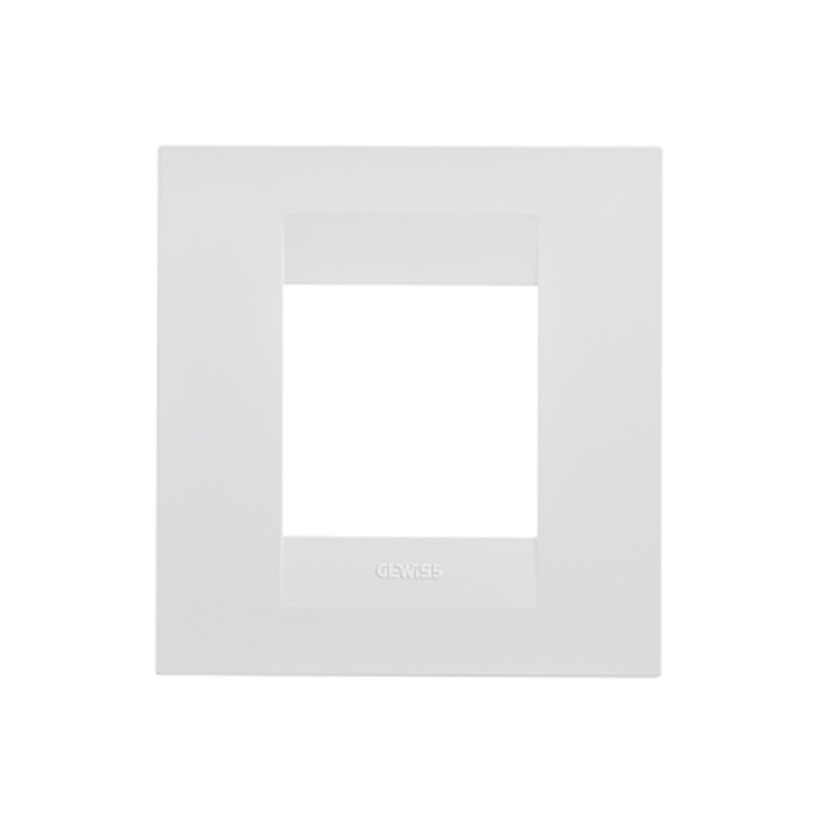 Rama orizontala Gewiss, 2 module, alb