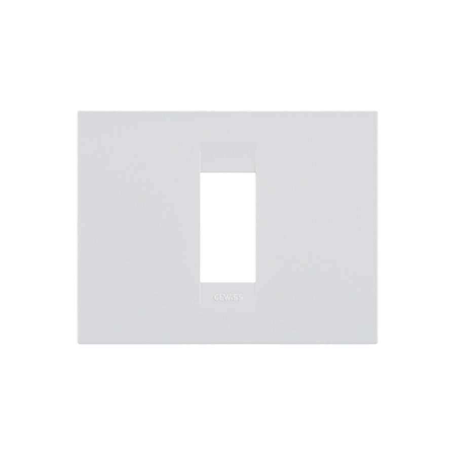 Rama Gewiss, 1 modul, alb