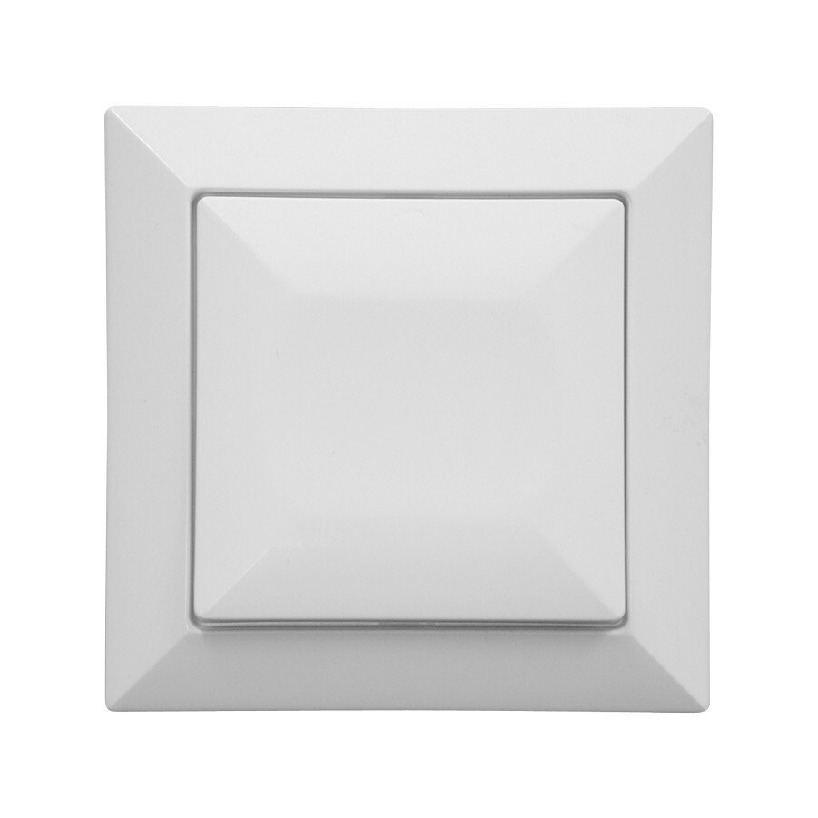 Intrerupator cu revenire, Abex, incastrat, alb