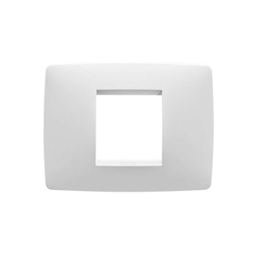 Rama Gewiss, 2 module, alb, material tehnopolimer