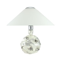 veioza argintata klass argenti h 285 cm abajur sticla opalescenta diametrul 28 cm picior argintat cu trandafiri imagen 54_0_
0