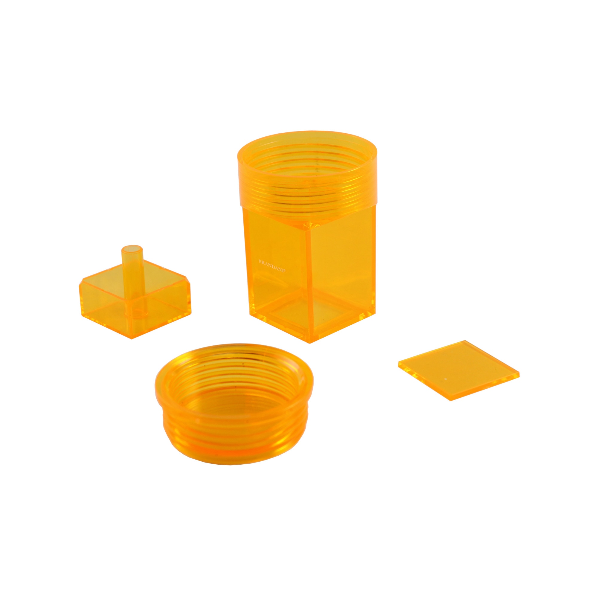 Forma pentru ou cub, portocaliu, Brandani, 9x6.5 cm