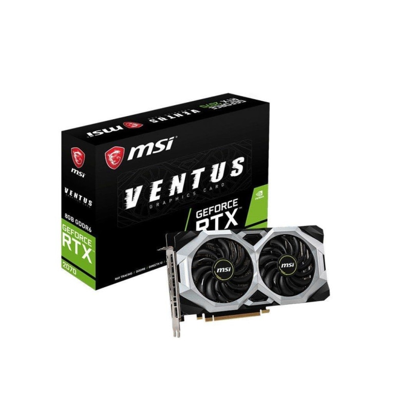 Placa video MSI GeForce RTX 2070 VENTUS, 8GB GDDR6, 256-bit - eMAG.ro