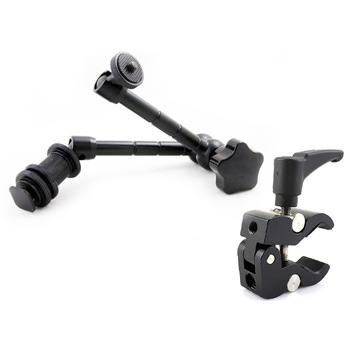 Brat articulat Commlite Magic Arm 11 cu clema, Negru Brat articulat Commlite Magic Arm 11 cu clema, Negru