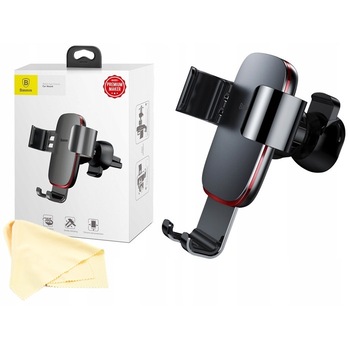 Suport telefon Baseus SUYL-D01 Gravity Holder, Negru/Rosu Suport telefon Baseus SUYL-D01 Gravity Holder, Negru/Rosu