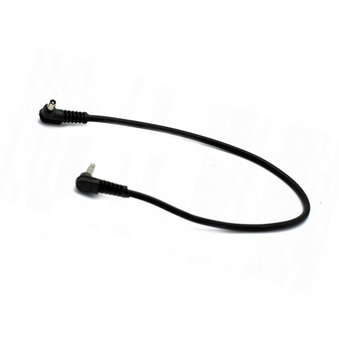 Cablu sincronizare Massa, Mini Jack 3,5 mm tata - PC tata, 30 cm, Negru