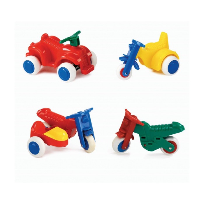 Set jucarie de copii, VikingToys, Motocicleta, 1182-M15, Multicolor, 10 cm