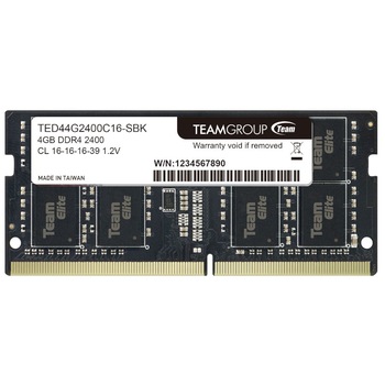 Memorie RAM 4 GB sodimm ddr4, 2400 Mhz, TeamGroup, pentru laptop Memorie RAM 4 GB sodimm ddr4, 2400 Mhz, TeamGroup, pentru laptop