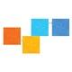Kit 4 panouri luminoase inteligente Nanoleaf, pentru extindere kit de baza Canvas, LED RGBW