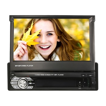 Set Radio Mp5 Video Player Auto Multimedia 1DIN cu camera fata Dome si camera spate Numar, Ecran Retractabil 7inch Telecomanda ,mirrorlink Set Radio Mp5 Video Player Auto Multimedia 1DIN cu camera fata Dome si camera spate Numar, Ecran Retractabil 7inch Telecomanda ,mirrorlink