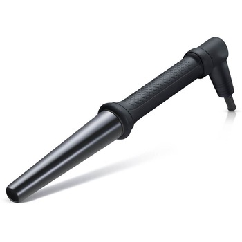 Ondulator de par, Turmalin Bambino, invelis ceramic, 200 grade, negru Ondulator de par, Turmalin Bambino, invelis ceramic, 200 grade, negru