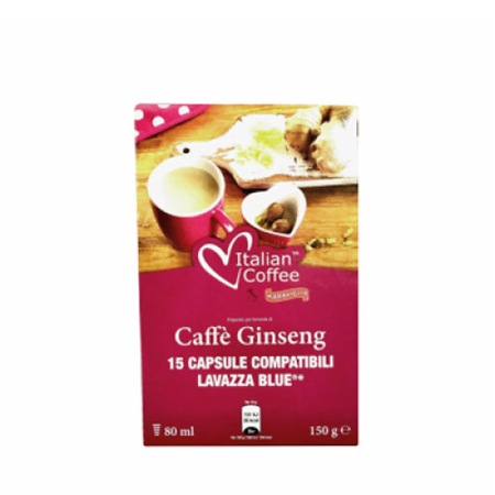 Capsule Cafea Italian Coffee Ginseng Compatibile Lavazza Blue Set 15 Capsule Emag Ro