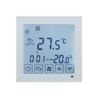 Termostat cu fir pentru aer conditionat BeOk TDS23-AC2, Compatibil cu sisteme HVAC