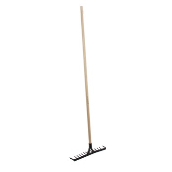 Grebla pentru sol, Grunman ATS, otel, cu coada din lemn, 14 dinti, 130 cm Grebla pentru sol, Grunman ATS, otel, cu coada din lemn, 14 dinti, 130 cm