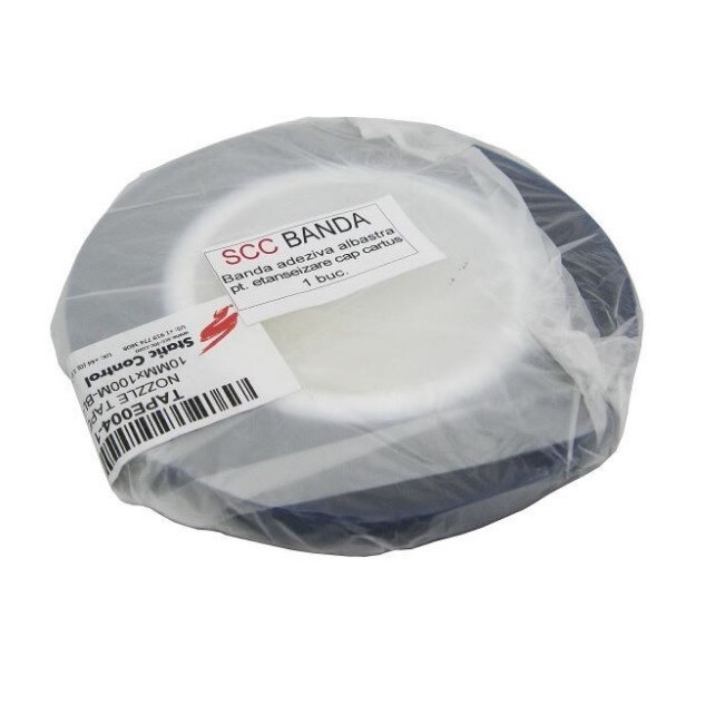 Banda adeziva albastra pentru etanseizare cap cartus cerneala lungime 100m