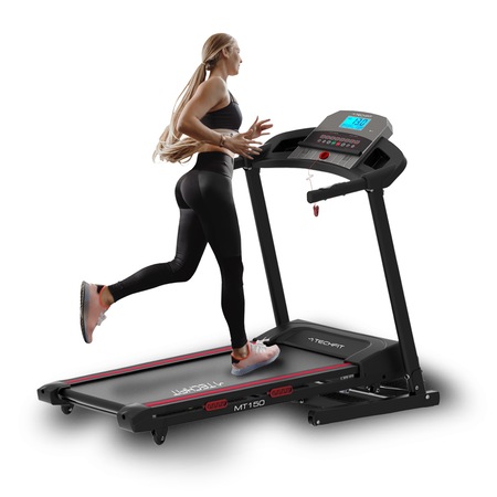 Banda de alergare TECHFIT MT150, Putere Maxima 4 CP, Greutate utilizator: 120 Kg, Suprafata de alergare 120 x 42cm, FIltru EMC