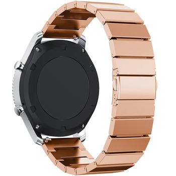 Curea pentru Smartwatch Samsung Gear S2, iUni 20 mm Otel Inoxidabil Rose Gold Link Bracelet Curea pentru Smartwatch Samsung Gear S2, iUni 20 mm Otel Inoxidabil Rose Gold Link Bracelet