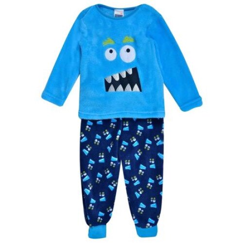 Pijama iMK® pentru baieti, Bumbac, Material Confortabil, Cu Model ,12-18 luni