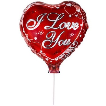 Balon iMK®, Mesaj ,,I love you'', Efect metalizat , Rosu Balon iMK®, Mesaj ,,I love you'', Efect metalizat , Rosu
