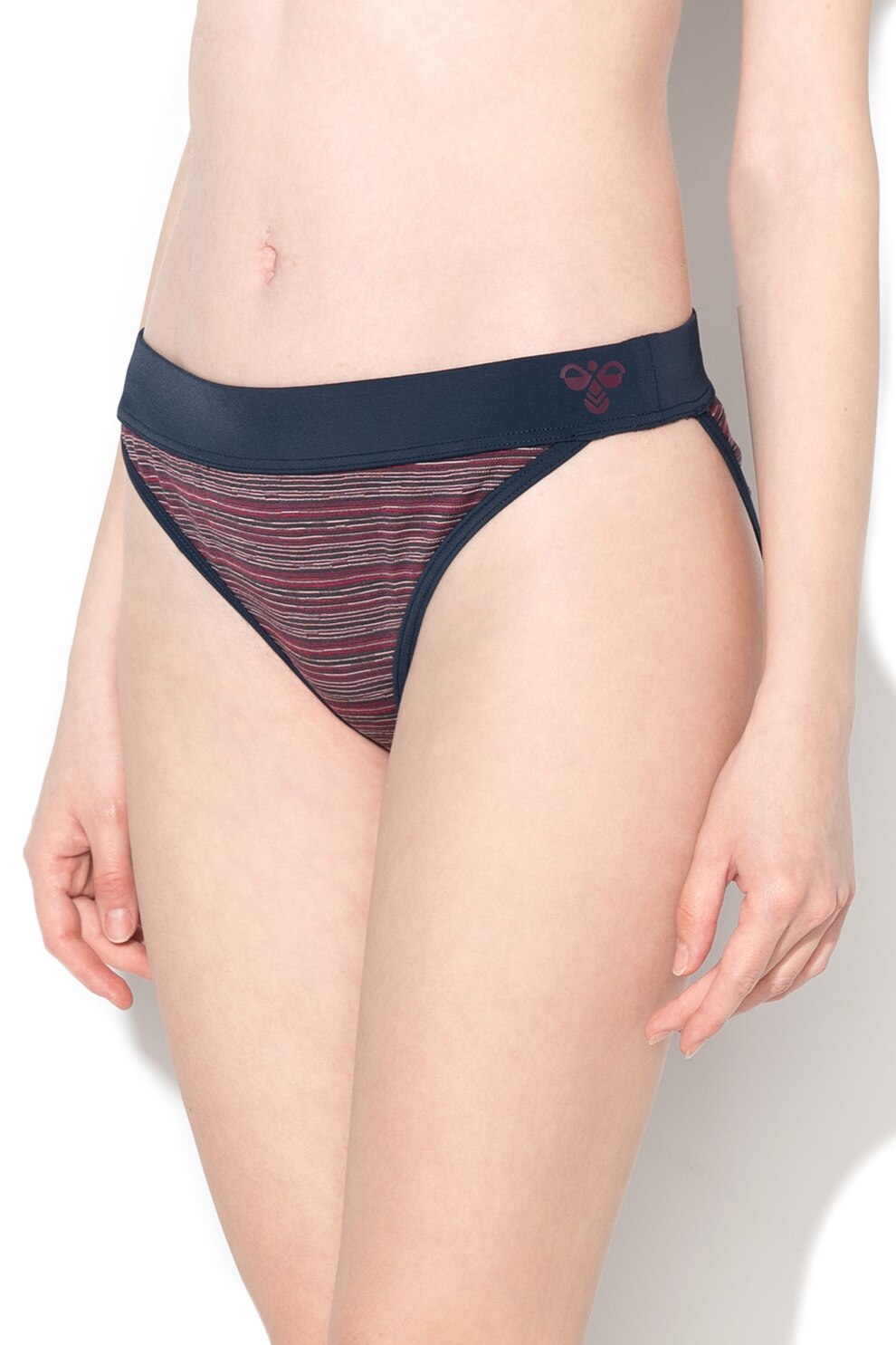 Hummel, Slip, Bleumarin/Alb/Roz zmeuriu, S