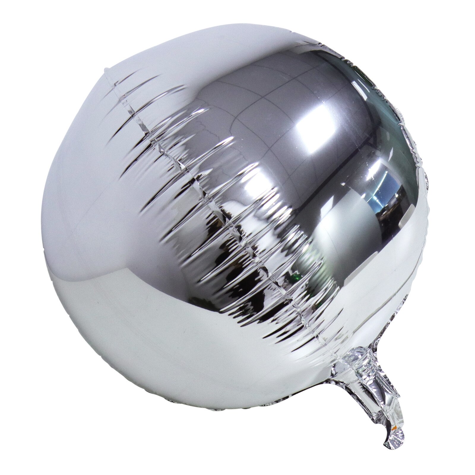 Balon Folie Glob, Silver, 55 cm