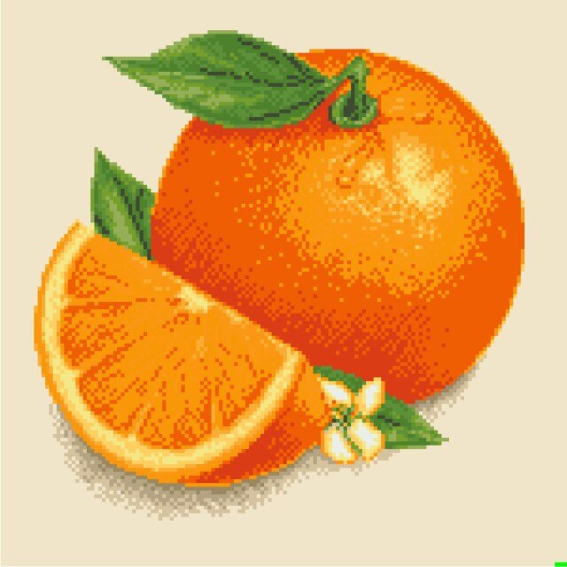 Goblen Portocale - kit goblen cu diagrama color, Rogoblen