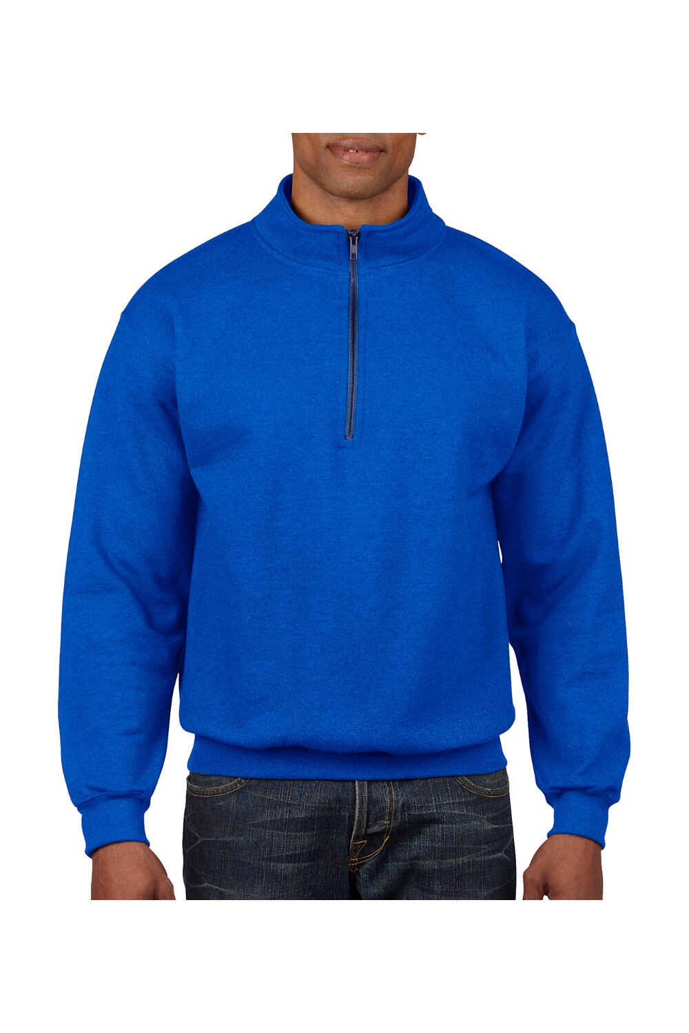 gildan half zip